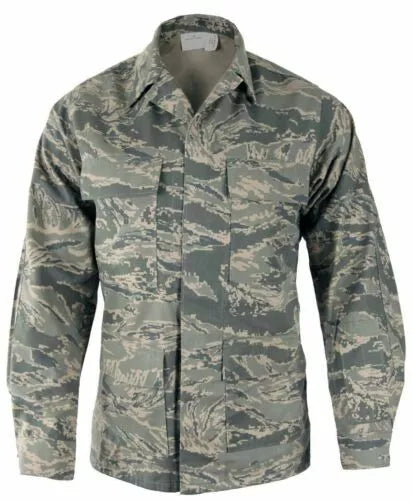 Wholesale US Air Force USAF Military Surplus ABU Digital Tiger Stripe Camo Camouflage Combat Jacket Shirt x 18.