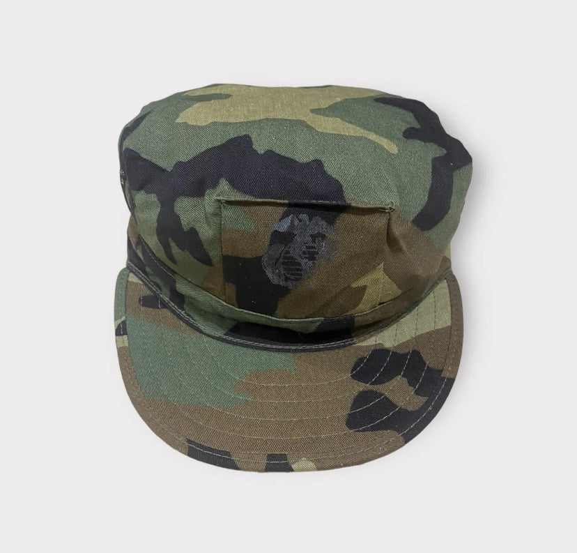 Wholesale USMC US Military Marine Corps M81 Woodland Camouflage 8 Point Utility Cap Cover x 20.