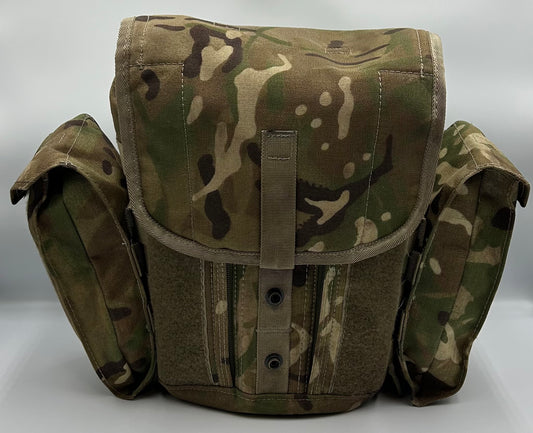 Wholesale British Army Military Surplus MTP Camouflage Field Pack Shoulder Bag Haversack With Side Pouches x 12.